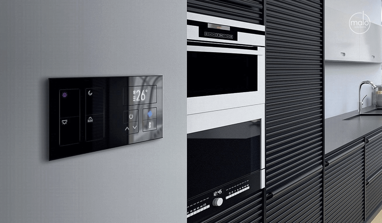 Sự kết hợp hoàn hảo của Keypad Black Nova với mọi nội thất | malo solutions | malo solutions
